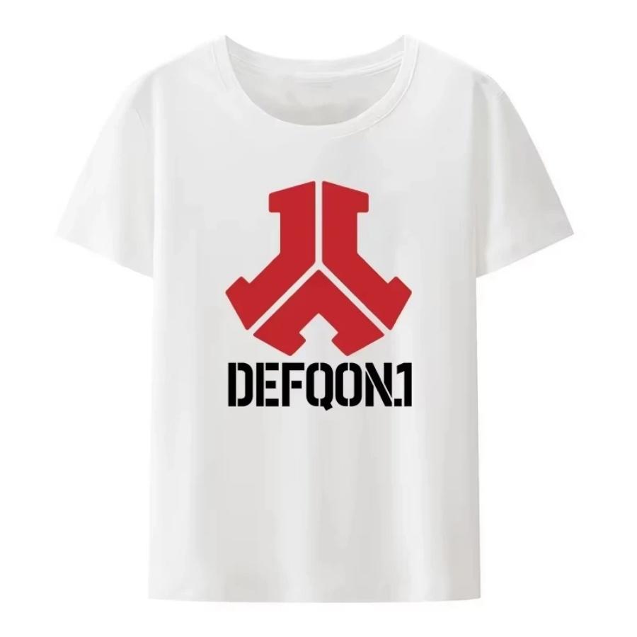 Koupit Defqon 1 T-shirt Men Women Short Sleeve Cotton Tees Vintage Hip Hop Streetwear Y2k Tops Summer T-shirt Unisex Clothing6