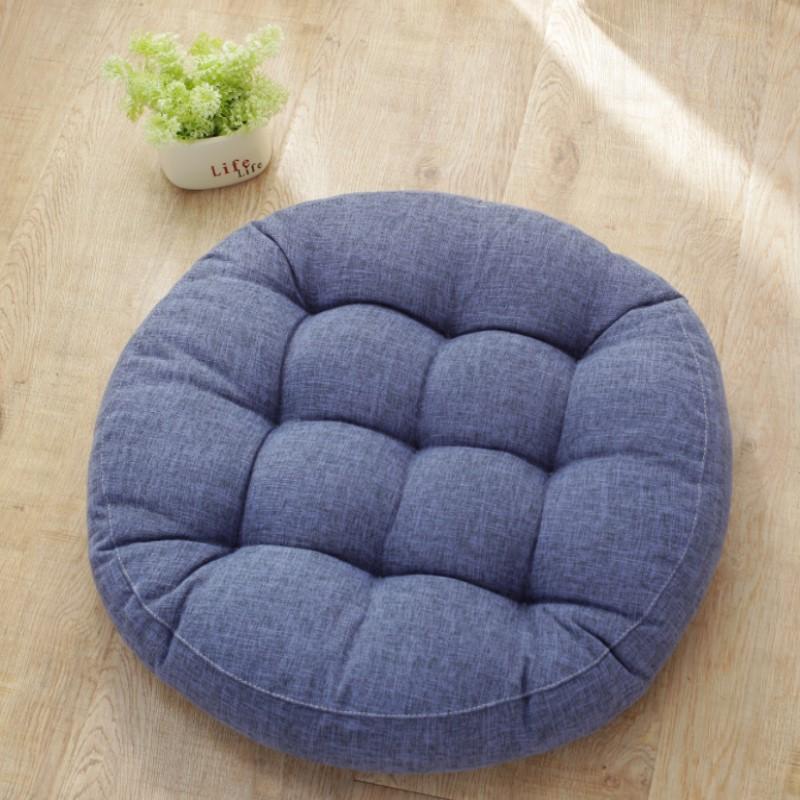 Red Christmas Large Floor Seat Cushion Thickened Tatami Chair Seat Pillow Pad Tufted Round Big Pillows Chair Pad Ottoman Poufs
