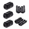 3Pc Ring Core Ferrite Bead Clamp Choke Coil Emi Rfi Noise Filter Clip Snap Cable