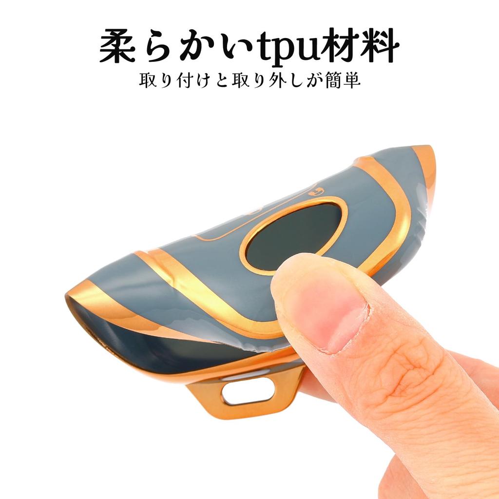 OFF WE GO TANTO LA650S LA660S Новый чехол для смарт-ключа, совместимый с Toyota, 2 кнопки, синий золото