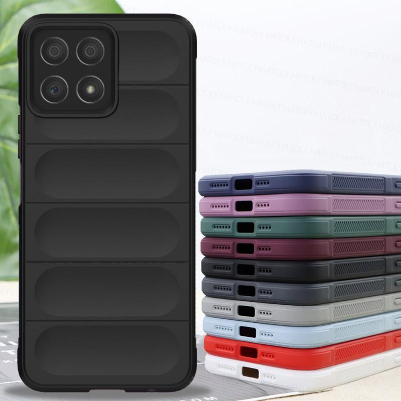 Чехол для Honor X8 2022, приятный на ощупь, противоударный, силиконовый, TPU, задняя крышка для телефона Honor X8 2022, защитный чехол-маска для Honor X8 2022