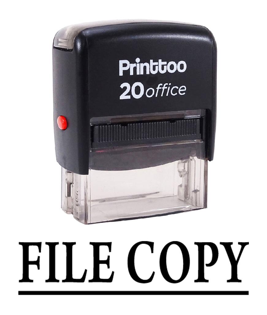 Printtoo Office Стационарный ФАЙЛ КОПИРОВАТЬ Самопечатающаяся резиновая печать на заказ