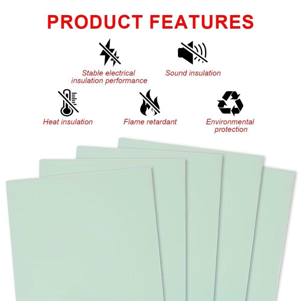 Светло-зеленая эпоксидная пластина, высокотемпературная, изоляционная плата, для самостоятельной сборки аккумуляторного блока