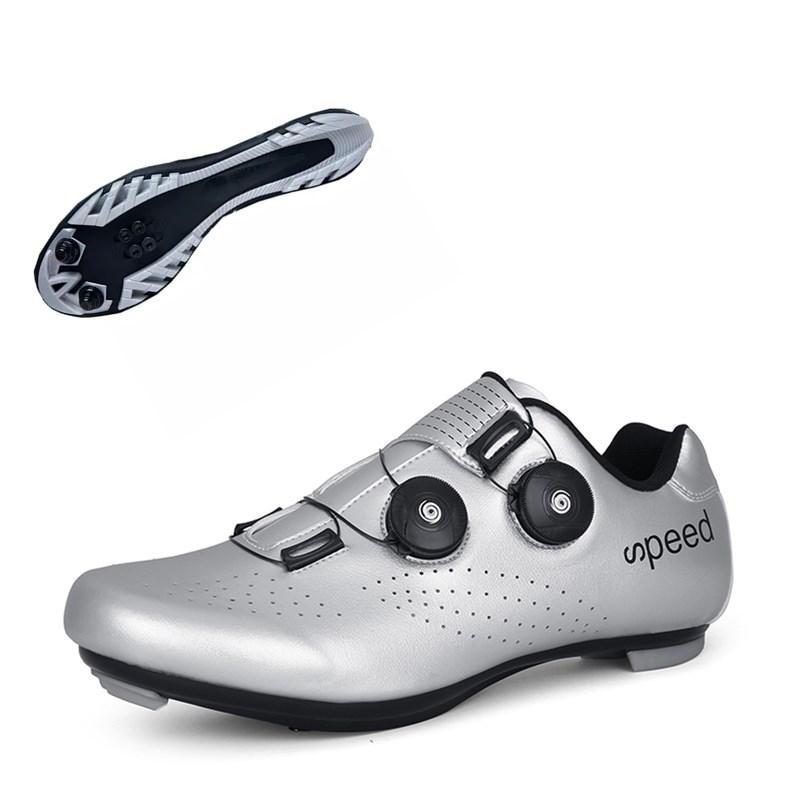 Осенние новые велосипедные туфли красочные светоотражающие мужские и женские дорожные туфли с жесткой подошвой горные контактные велосипедные туфли