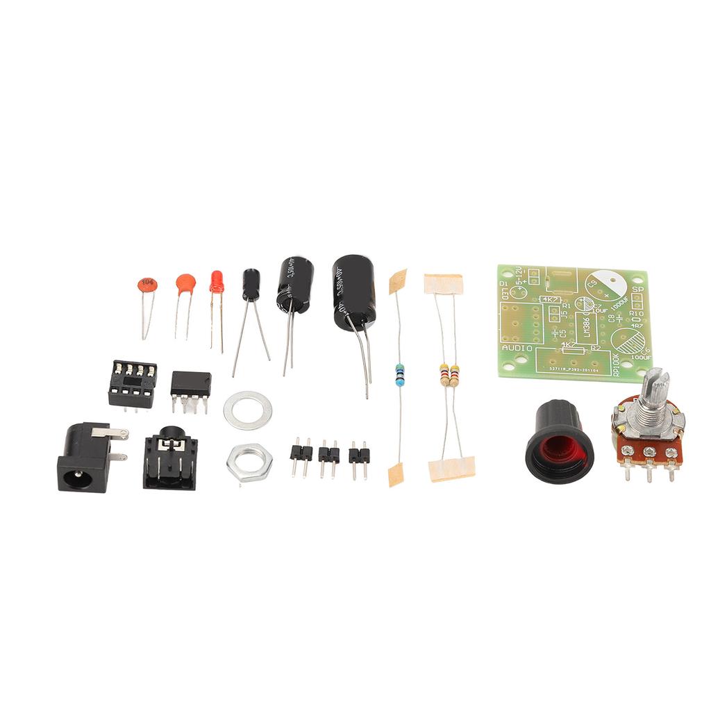 LM386 Комплект аудиоусилителя Супер Мини Умный Электронный DIY Модуль Плата FR4‑A Печатная Плата 3‑12 В