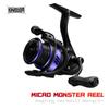 Kingdom Рыболовная катушка Micro Monster 2023, спиннинг 142 г, сверхлегкая 10 + 1 шарикоподшипники, гладкая мощная спиннинговая катушка