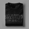 Футболки Led Zeppelin The Mother Ship Мужские Винтажные Хлопковые Футболки С Круглым Вырезом С Коротким Рукавом Подарочные Топы