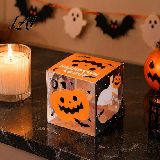 Cookie Display Boxes 10 Pcs Halloween Treat Boxes Cute Small Party Favors Box Castle Favor House Shaped Gift Container for Candy Goodie Snack