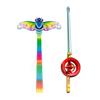 Dynamic Large Eagle Kites 30 Meter Fishing Rod Kite Plastic Eagle Kite  Garden Outdoor Sports