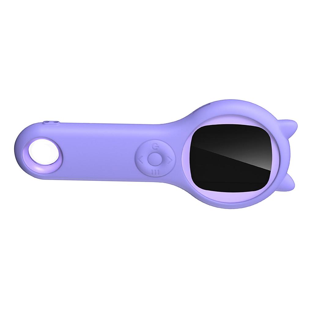 Студенческий ручной микроскоп с экраном 2 дюйма и увеличением 500x, портативный USB-микроскоп для научных игрушек, фиолетовый