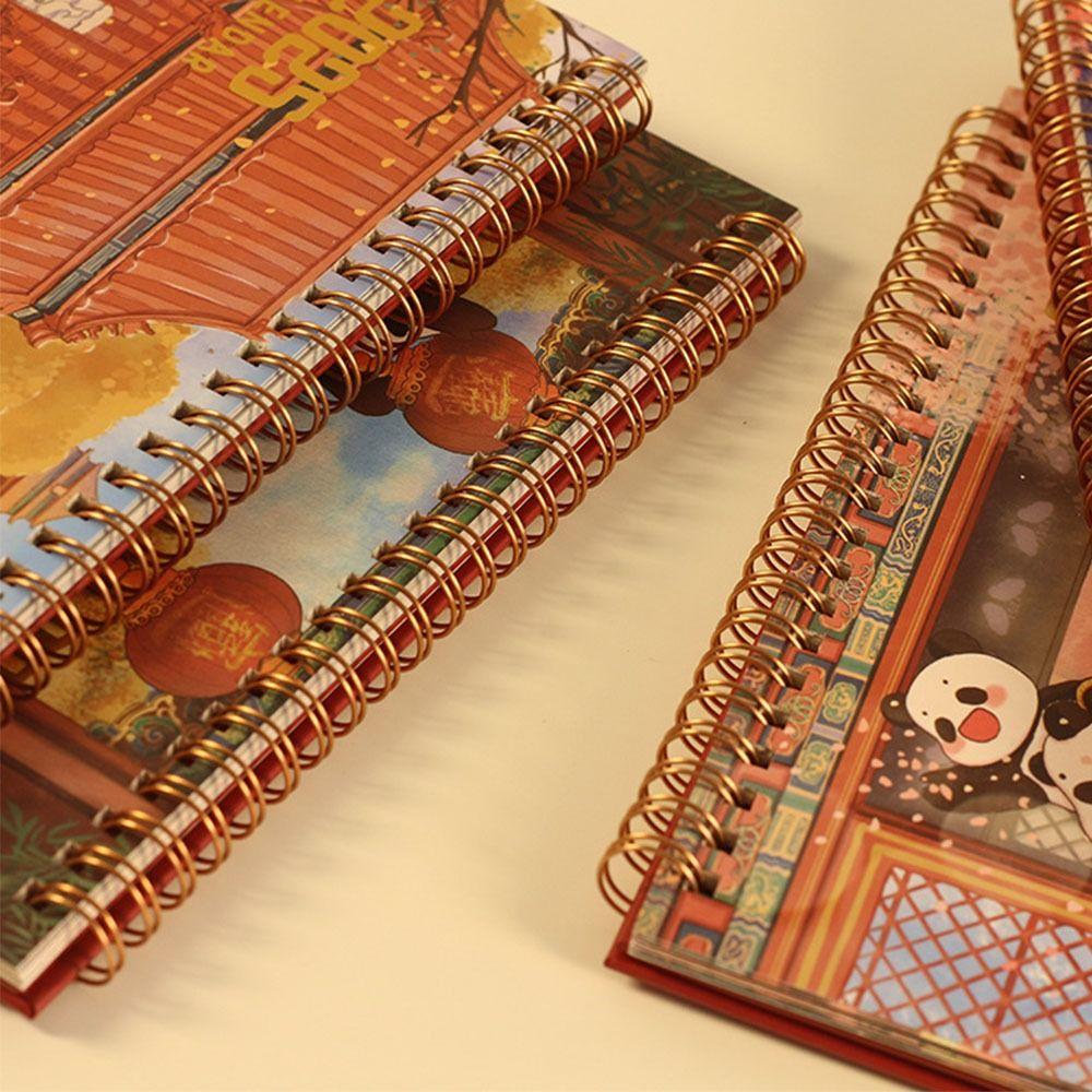 Schedule Standing Flip Calendar Ancient Style Desktop Monthly Calendar Home Office Supplies