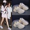 Summer New Dad Shoes Women's Platform Student Mesh Shoes Women's Trendy Breathable Sneakers --
