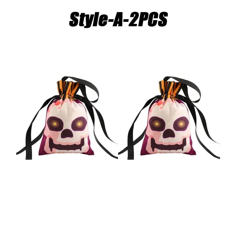 Большие пакеты для конфет на Хэллоуин, мешочки для закусок с тыквенной завязкой, маленькие сувениры для угощения детей, школьные принадлежности для вечеринки в классе