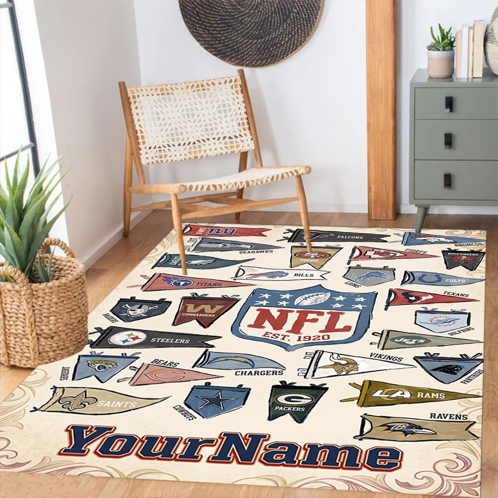 Philadelphia Eagles Customize Text Area Rug Suitable For Balcony Kitchen Dormitory Game Room Antislip Carpet Office Home Decor Spiritual Gift