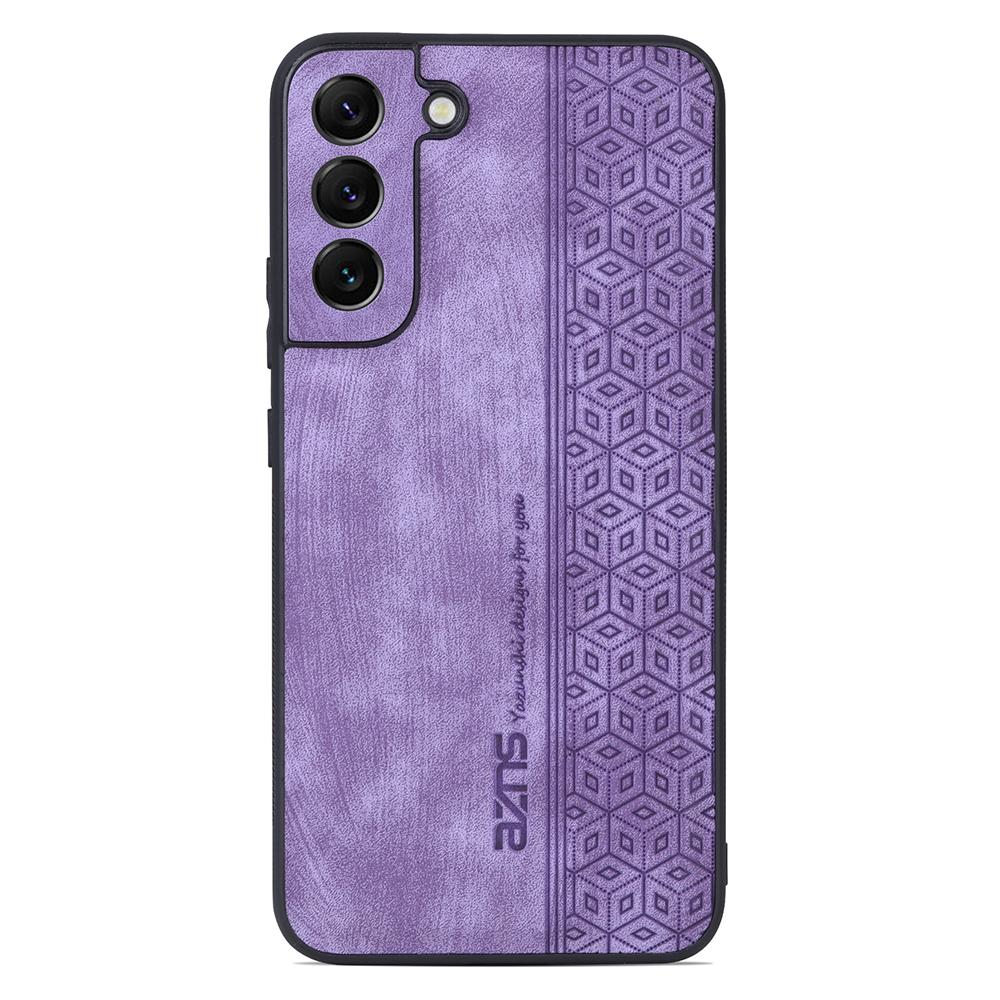 AZNS Чехол для телефона Samsung Galaxy S21 FE 5G с защитой от царапин, ТПУ-чехол с покрытием из тисненой кожи