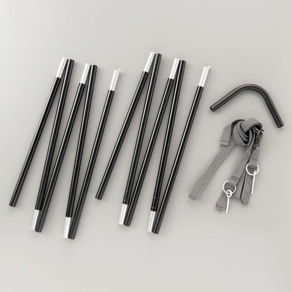 BUNDOK Solo Tipi Futamata BD-75 1 Жилое пространство Алюминий Черный