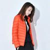 Winter Women's Casual Solid Color Thin Waterproof Down Jacket White Duck Down Hooded Down Jacket