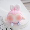 Очаровательная Плюшевая Игрушка Кролик с Персиковой Попкой Милый Аксессуар Брелок-Кролик