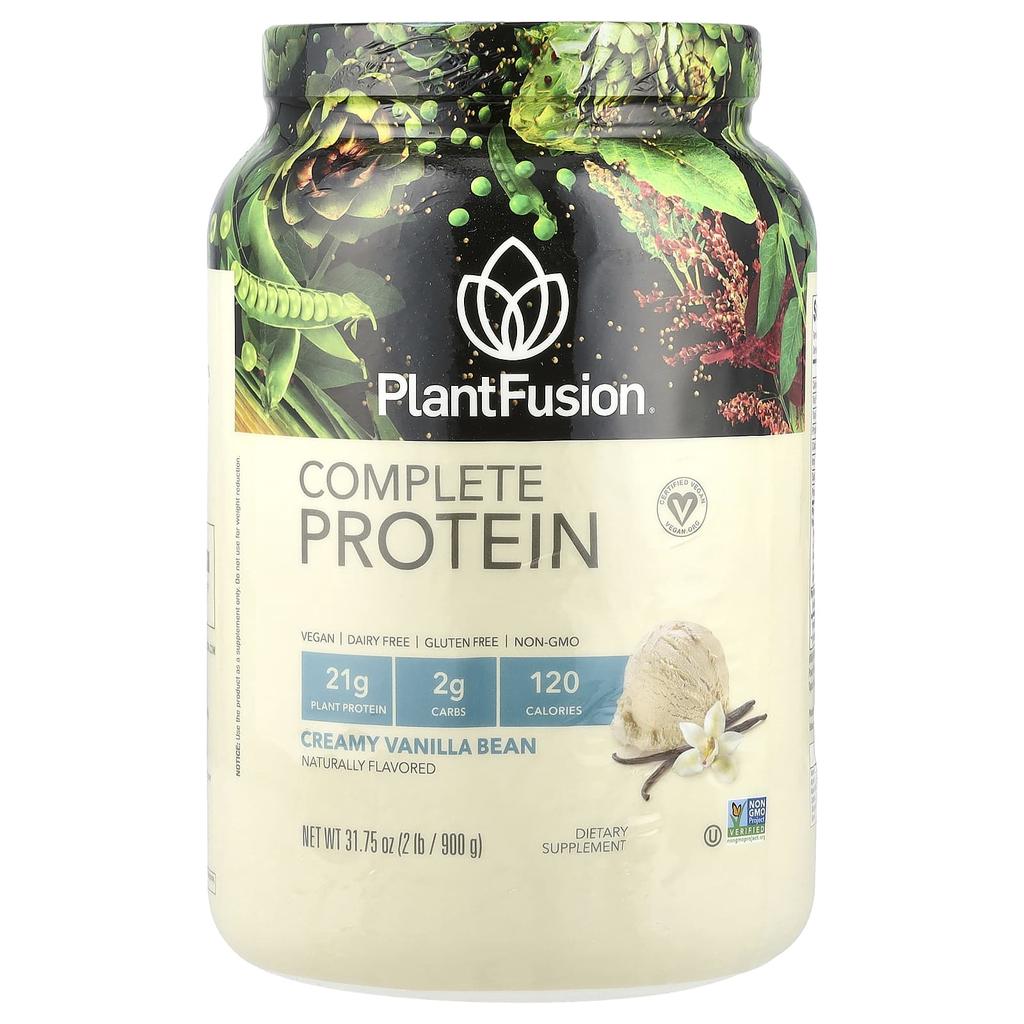 PlantFusion Complete Protein, Creamy Vanilla Bean, 2 Lb (900 G)