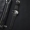 Xiaomi Роскошные Декоративные Мужские Кварцевые Часы с Пятиглазым Циферблатом Повседневные Квадратные Кожаный Ремешок Мужские Спортивные Часы Reloj Hombre (Без коробки)