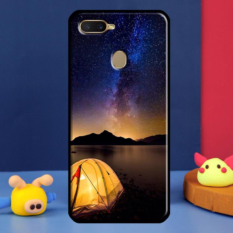 Чехол для кемпинга, природы, гор для Oppo A98 A78 A58 A15 A16 A17 A5 A9 A91 A52 A72 A76 A96 A74 A94 A54 S A57 A77
