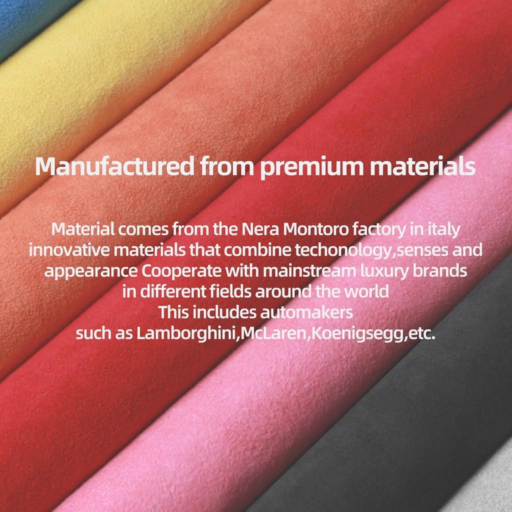 Betterhumz Car Steering Wheel Button Frame Trim Sticker for BMW G30 G20 F40 G21 G28 G11 G12 Z4 G32 G29 G Chassis Compatible with Alcantara Car