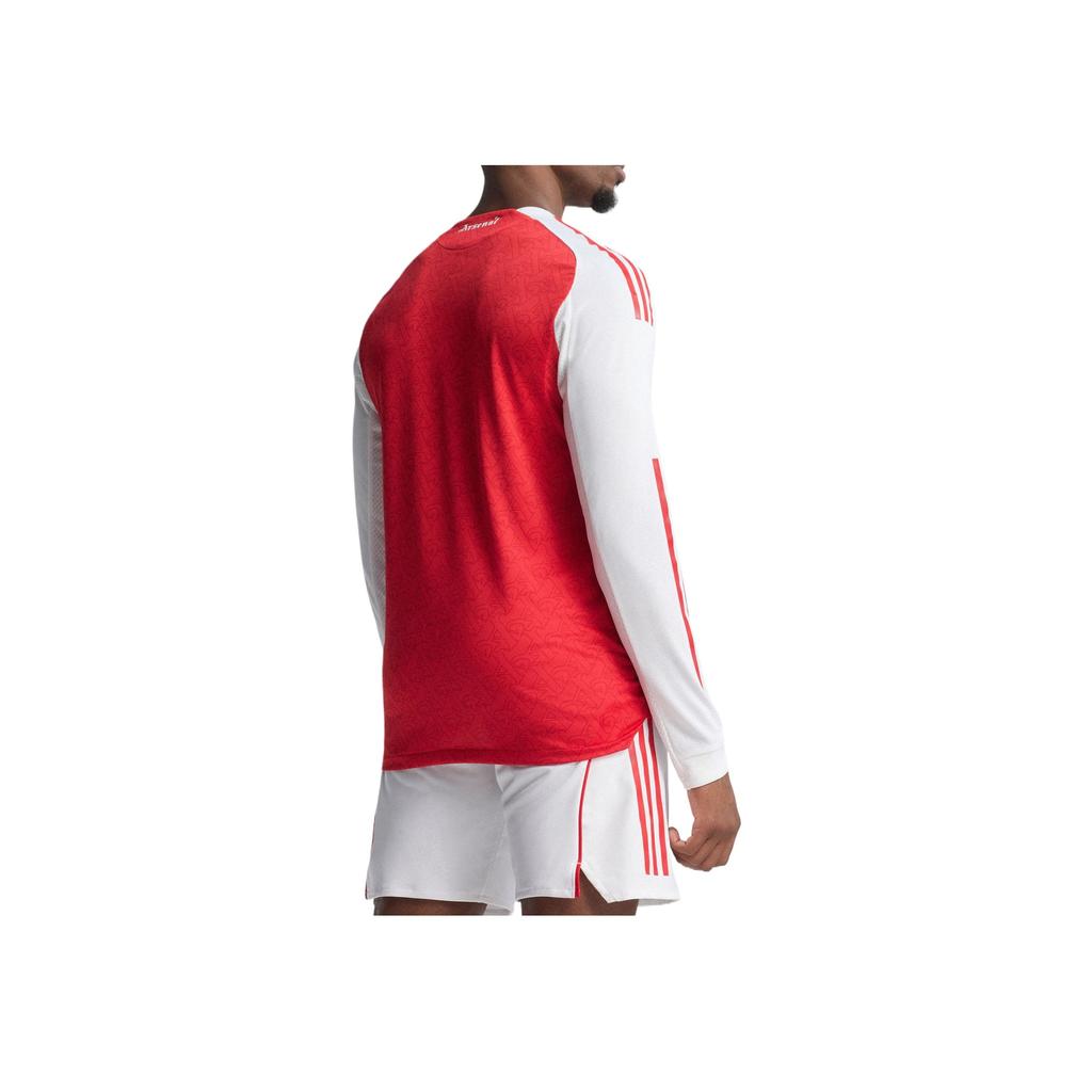 Adidas Арсенал Полосатая Буква Лонгслив Футбольная Футболка Мужские Топы Светло-Малиновый JJ1833