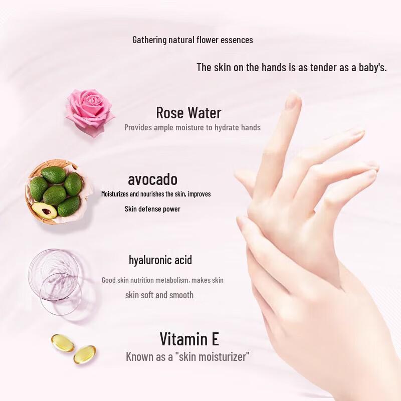 UNI CAT Rose Scented Hydrating Hand Cream 40ml