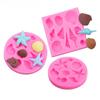 Silicone World DIY Shell Starfish Conch Silicone Chocolate Mold Baking Mold Fondant Cake Decorating Tools Clay Resin Art Moulds