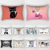 30x50 см милый мультфильм маленькое животное элегантная пара дома гостиная спальня декоративная прямоугольная наволочка чехол для дивана