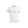 New Adidas Set in Sleeve T Shirt Women's White IZ3147