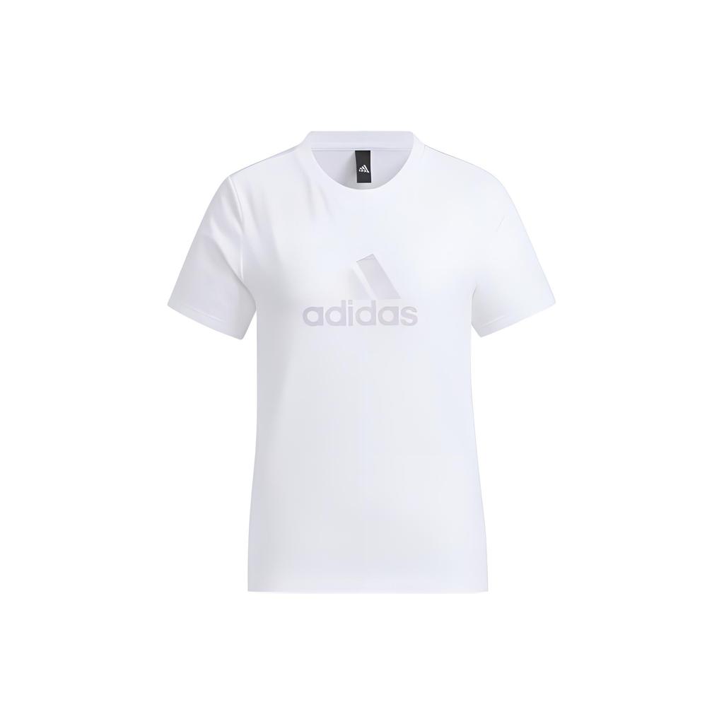 New Adidas Set in Sleeve T Shirt Women's White IZ3147
