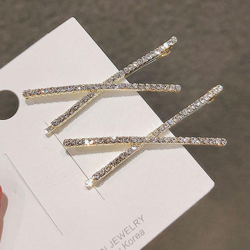 2 шт. крестообразные шпильки SX заколки для волос заколки простые боковые зажимы