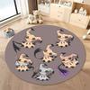17 Styles Pokemon Cards Print Round Carpet Bedroom LivingRoom Mat Sofa Home Children's Room Decor Rug Free Shipping Holiday Gift