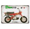 Металлический плакат Dax St50 Винтажный мотоцикл 20x30см Декоративный жестяной Алюминиевый