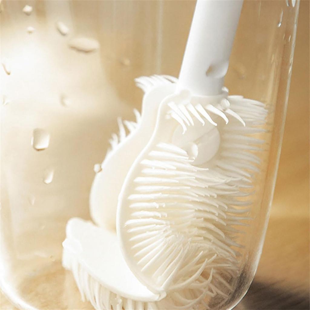 Щетка для чашки с длинной ручкой Силиконовая щетка для чистки бутылок Чашка с водой Очиститель бутылок с водой Щетка для бутылок с водой Щетки для чистки Щетки для чистки