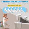 Home Baby Safety Locks Drawer Lock Anti-Pinching Hand Cabinet White Drawer Locks Refrigerator Lock Buckle Children Protection