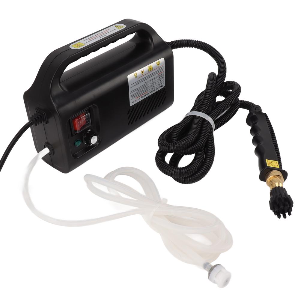 2500W Black Smart Handheld Steam Cleaner Home High Pressure Steam Cleaner Instant Heat Steam
