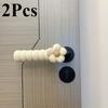 2 шт. Декоративный набор дверных стопоров, мягкий чехол для ручки, дверной стопор для домашнего декора, прочный тканевый чехол, защита стен.