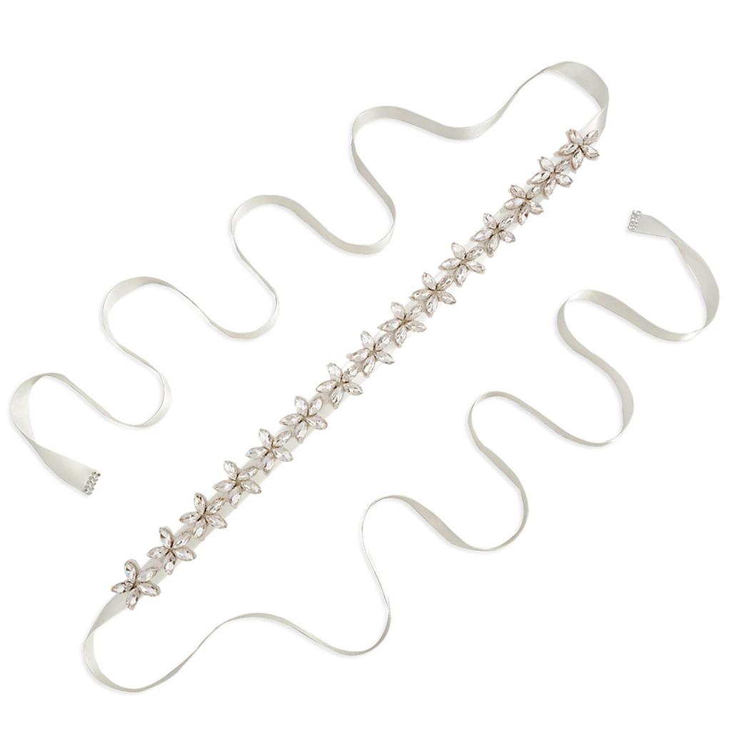 Свадебный пояс со стразами, аксессуары для свадебного платья подружки невесты, ремни, украшенный кристаллами, свадебный пояс из атласа, свадебный S96