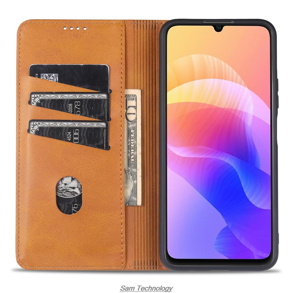 Роскошный магнитный адсорбционный кожаный чехол для телефона Huawei Nova Y60 Y 60 Flip Cover Защитный чехол Capa Fundas Coque