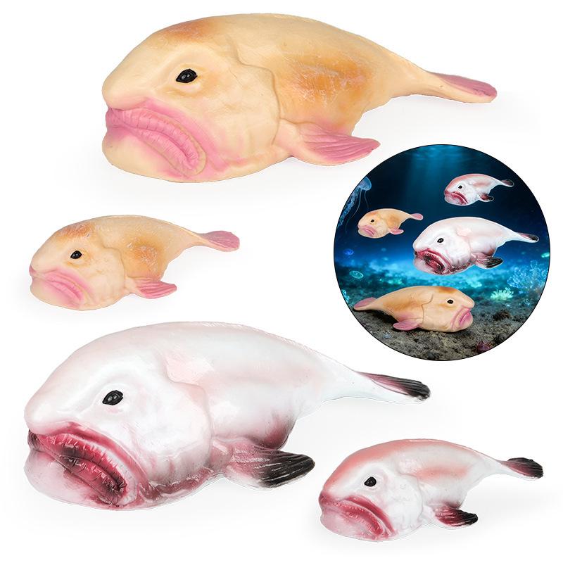 Сплошной крест Капля воды Рыба Симуляция Игрушка Модель - Бобо Морское Существо Украшение