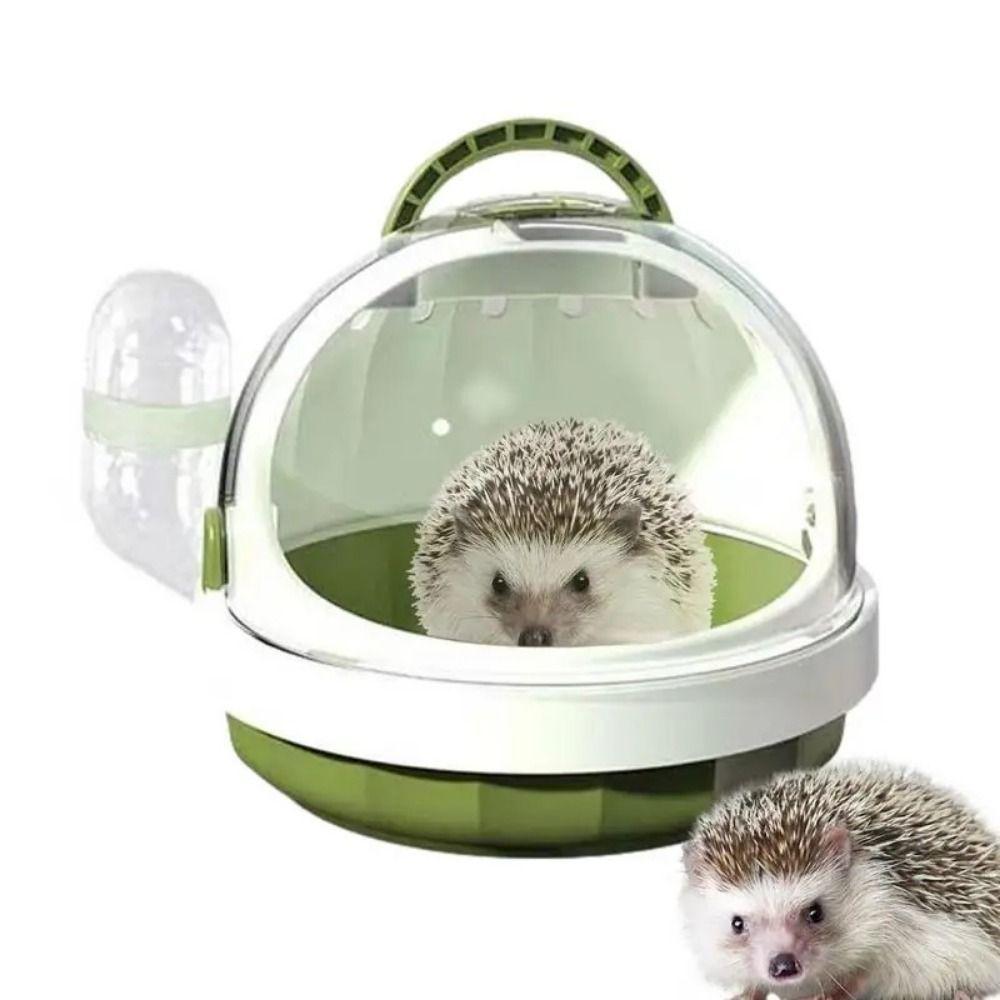 Safe Door Lock Small Animal Carrier Cage Water Bottle Small Pet Carrier Camping