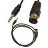 AKNPMHT MIDI DIN Cable for MIDI DIN Male To Male System Instrument Performance Signal Output 5-Pin Keyboards, 3.5mm 3-Pole (Synthesizer/Organ/Digital