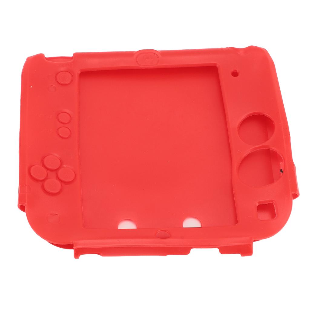 Силиконовый чехол для портативной игровой консоли 2DS, мягкий, устойчивый к царапинам, с защитой верхнего и нижнего экранов