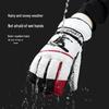 Men's Windproof Waterproof Non-Slip Touchscreen Winter Ski Gloves with Velvet Lining for Cycling & Mountaineering