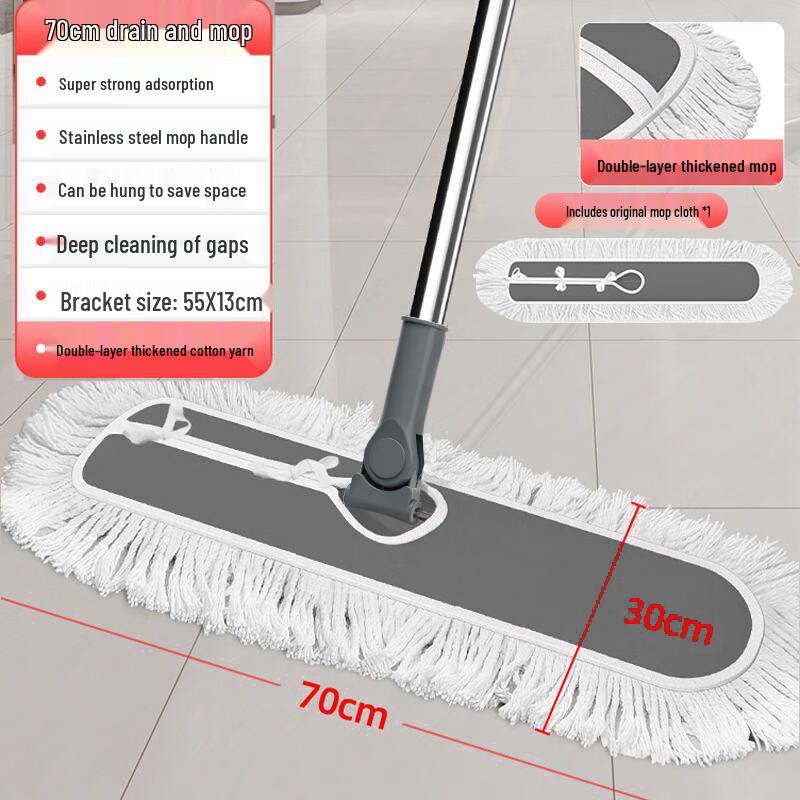 YIXI 110cm Flat Cotton Dust Mop