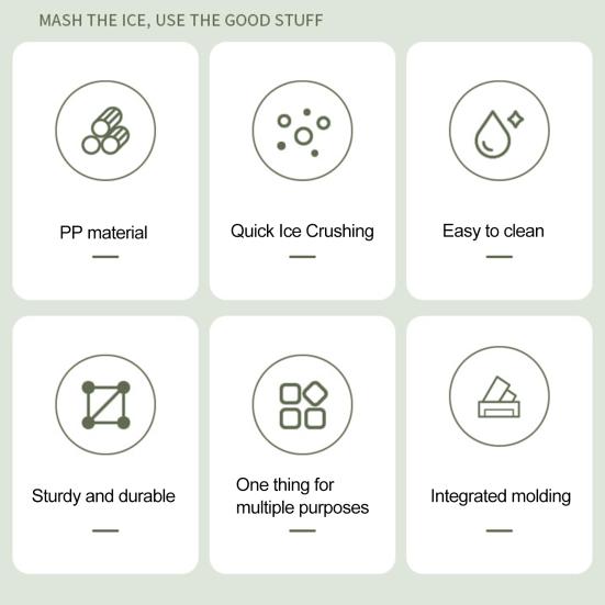 Reliable Convex Hammer Head Design Stirring Food Grade Pound Popsicle Sticks Lemon Pressing Rod Party Supplies Lemon Pressing Rod