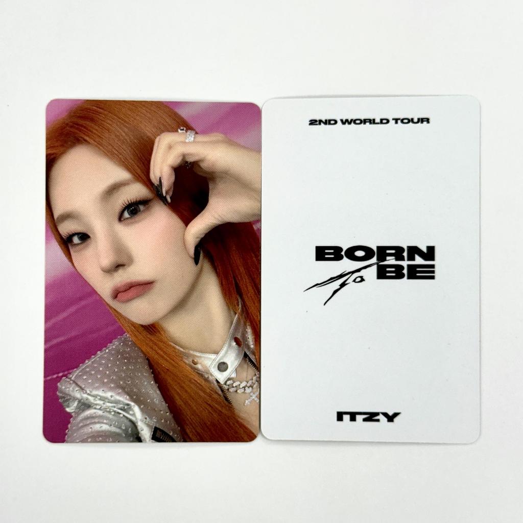 Itzy BORN TO BE in SEOUL Официальная фотокарточка MD JYP SHOP