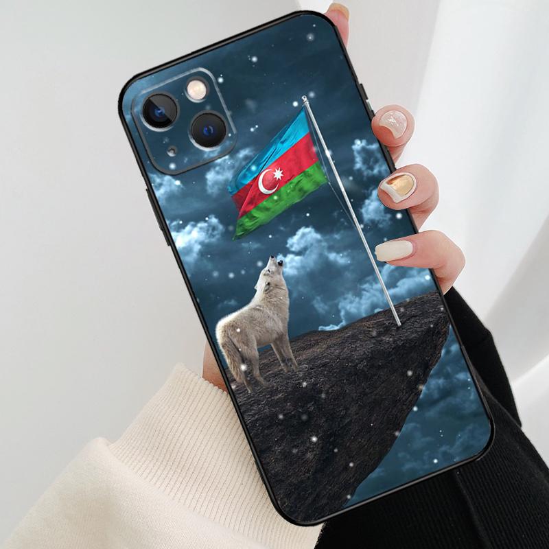 Чехол для телефона Азербайджан Бута Флаг Для iPhone 17 Pro Max 16 15 11 13 12 14 Pro Max mini 15 16 Plus 16e 17 Air Cover